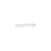 CHEF INOX SERVE OVAL BOARD MARBLE w/IRON BALL FEET 365x170mm - Hospitality Connect