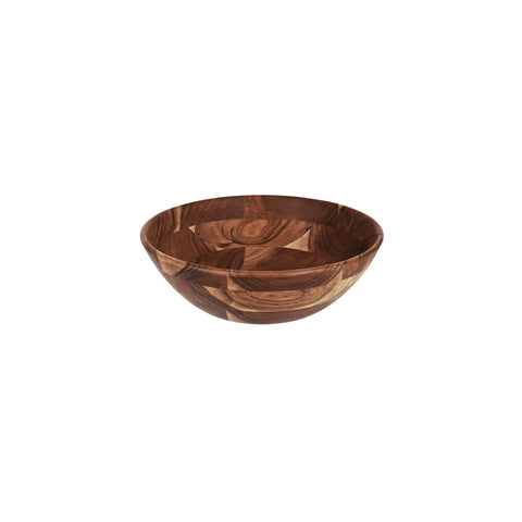 CHEF INOX SERVE ROUND DISPLAY DEEP BOWL ACACIA 355x110mm - Hospitality Connect