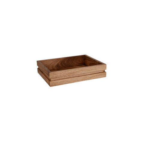 CHEF INOX SERVE DISPLAY TRAY ACACIA GN 2/3 354x325x50mm - Hospitality Connect