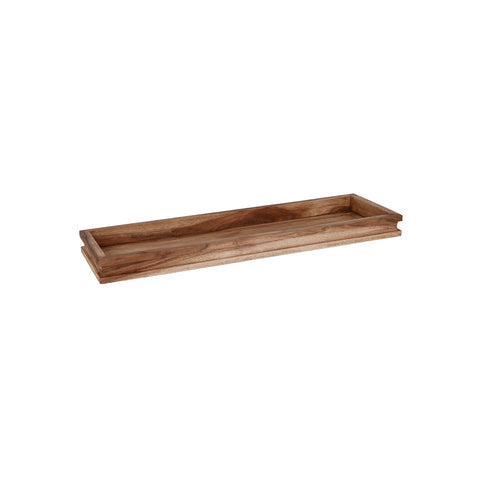 CHEF INOX SERVE DISPLAY TRAY ACACIA GN 1/1 530x325x40mm - Hospitality Connect