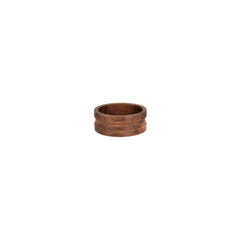 CHEF INOX SERVE ROUND BOWL w/STRAIGHT SIDES ACACIA 160x60mm - Hospitality Connect