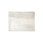 CHEF INOX RECT SERVING BOARD MANGOWOOD 350x255x15mm WHITE - Hospitality Connect