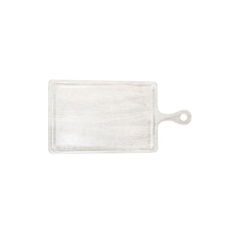 CHEF INOX RECT SERVING BOARD w/HDL MANGOWD 260x360x180mm WHI - Hospitality Connect