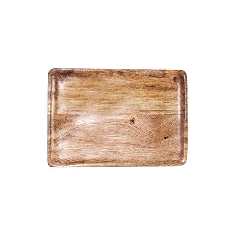 CHEF INOX RECT SERVING BOARD MANGOWOOD 360x180x15mm NATURAL - Hospitality Connect