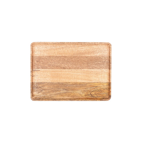 CHEF INOX RECT SERVING BOARD MANGOWOOD 350x255x15mm NATURAL - Hospitality Connect