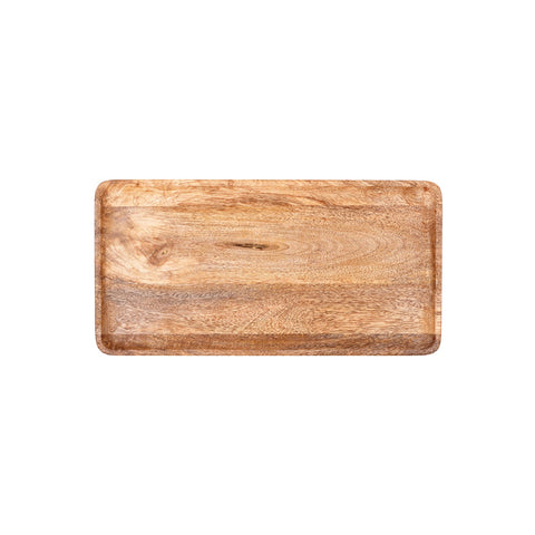 CHEF INOX RECT SERVING BOARD MANGOWOOD 400x200x15mm NATURAL - Hospitality Connect