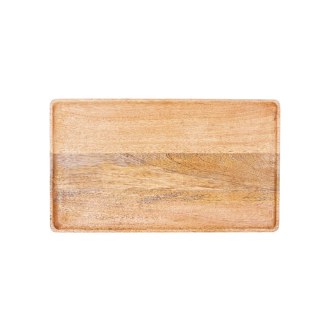 CHEF INOX RECT SERVING BOARD MANGOWOOD 430x250x15mm NATURAL - Hospitality Connect