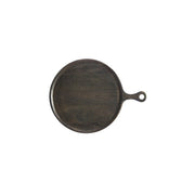 CHEF INOX RND SERVING BOARD w/HDL MANGOWOOD 250x350x15mm DRK - Hospitality Connect