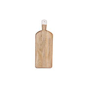 MANGOWOOD RECT SERVING BOARD FOOTED w/WHITE HDL 500x180x40mm - Hospitality Connect