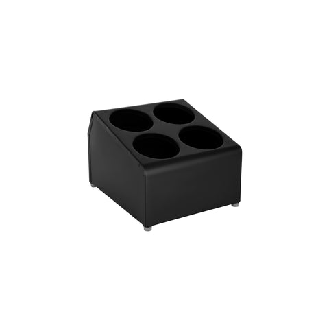 CHEF INOX CUTLERY CYLINDER HOLDER S/S 4 HOLE 1x4 DIA104mm - Hospitality Connect
