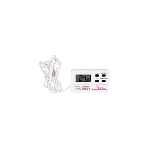 CHEF INOX THERMOMETER DIGI DISP w/PROBE WATER/RESIST 50x75m - Hospitality Connect