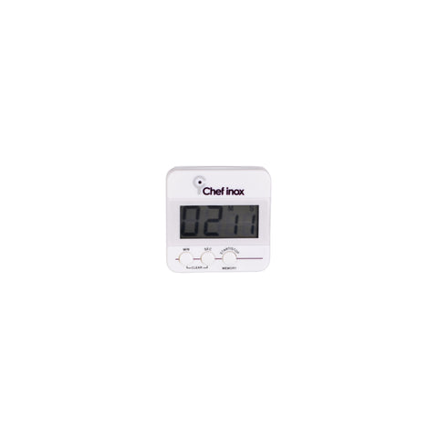 CHEF INOX DIGITAL COUNTDOWN TIMER 60 MINUTE 62x62x25mm - Hospitality Connect