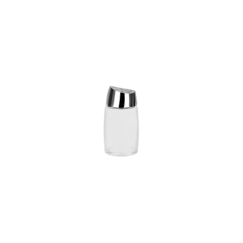 CHEF INOX SUGAR DISPENSER CENTRE POUR GLASS w/S/S LID 140mm Box of 12 - Hospitality Connect