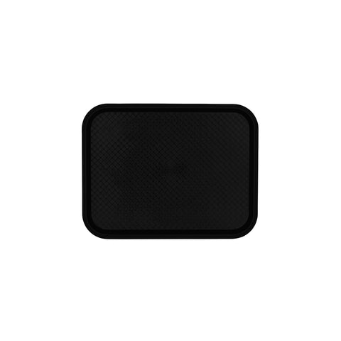 CHEF INOX PLASTIC TRAY POLYPROP 450x350x23mm BLACK Box of 12 - Hospitality Connect