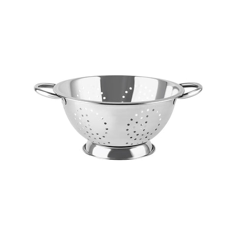 CHEF INOX COLANDER 4mm HOLES WIRE HDL S/S 285x102mm 5.0lt - Hospitality Connect