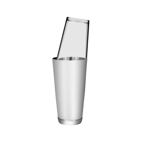 CHEF INOX COCKTAIL SHAKER BOSTON STL BASE w/GLASS 18/8 588ml - Hospitality Connect