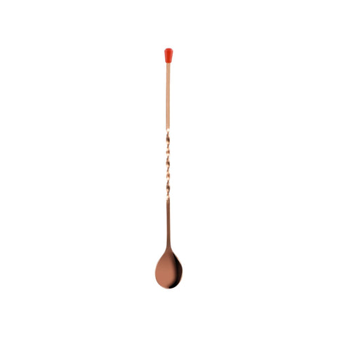 CHEF INOX BAR/MUDDLING SPOON COPPER PLATED 330mm - Hospitality Connect