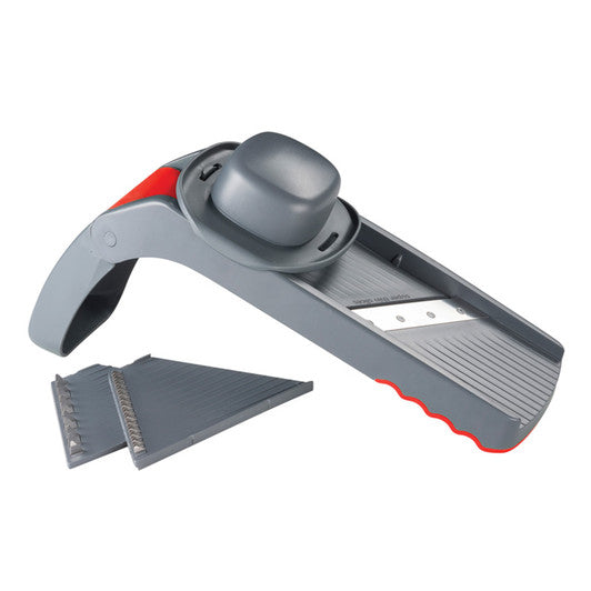 Avanti Folding Mandolin Slicer with 5 Cutting Blades and Storage Box