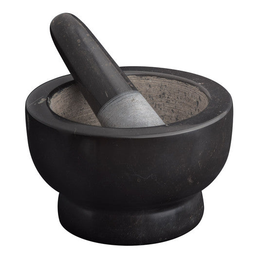 Avanti Marble Footed Mortar and Pestle - Black - Hospitality Connect