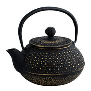 Imperial Cast Iron Teapot, 800ml - Black / Gold - Hospitality Connect