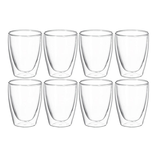 Avanti Caffe Double Wall Glass - Set of 8, 250ml - Hospitality Connect