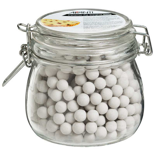 Avanti  Ceramic Pie Weights in Glass Jar - 600g - Hospitality Connect