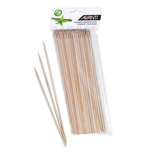 Avanti Bamboo Skewers, 25cm - 100 Piece Pack - Hospitality Connect