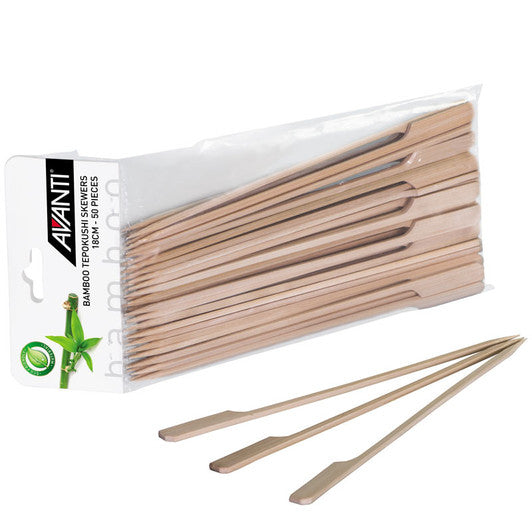 Avanti Bamboo Tepokushi Skewers, 18cm - 50piece Pack - Hospitality Connect