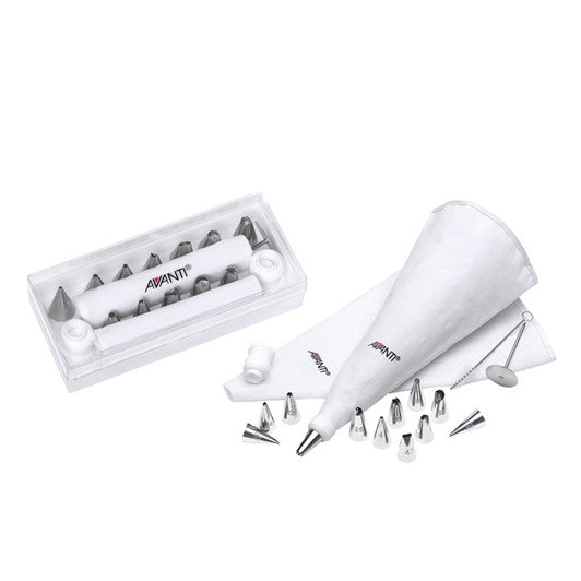 Avanti Piece Icing Set in Acrylic Box - 18 Piece Set - Hospitality Connect
