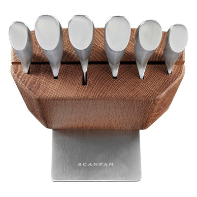 SCANPAN Classic Steel Knife Block - 7 Piece - Hospitality Connect