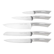 Scanpans Kalø Knife Block Set - 6 Piece  Walnut Block - Hospitality Connect