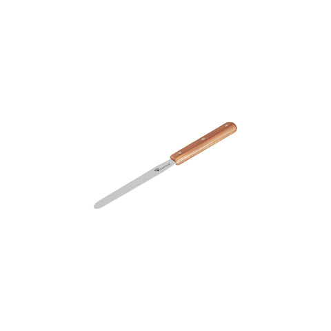 CHEF INOX SPATULA S/S w/WOODEN HDL 150x27mm 6"/OA270mm - Hospitality Connect