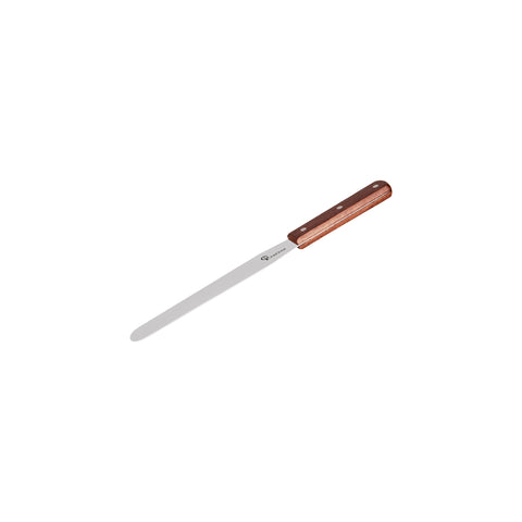 CHEF INOX SPATULA S/S w/WOODEN HDL 200X30mm 8"/OA330mm - Hospitality Connect
