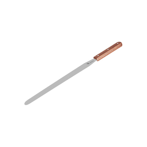 CHEF INOX SPATULA S/S w/WOODEN HDL 300x44mm 12"/OA440mm - Hospitality Connect
