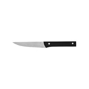 TABLEKRAFT TEMPO STEAK KNIFE POINTED TIP S/S w/BLK HDL 230mm Box of 12 - Hospitality Connect