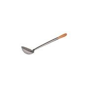 CHEF INOX BOWL SKIMMER S/S WOODEN HANDLE 135x400mm - Hospitality Connect