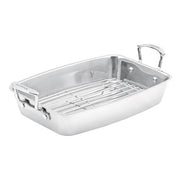 Scanpan Roaster with Rack 44 x 26 x 11cm (ext) 35 x 24 x 6.5cm (int) - Hospitality Connect