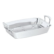 Scanpan Induction Roaster with Rack 42 x 26 x 11cm (ext) 35 x 24 x 6 cm (int) - Hospitality Connect