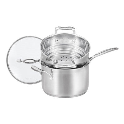 Scanpan Saucepan with Multi Steamer Saucepan 20cm, Multi Steamer 16/18/20cm - Hospitality Connect