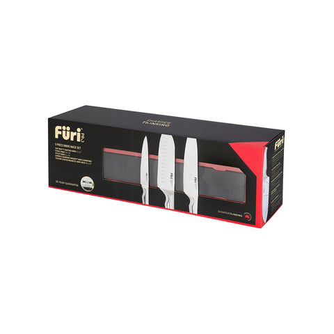 FURI MAGNETIC WALL RACK 5PC SET 15/17/20cm w/SHARP (41388) - Hospitality Connect