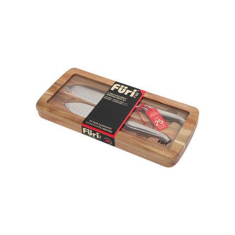 FURI-ACACIA EAST/WEST 2PC SANTOKU KNIFE SET, 17/13CM (41354) - Hospitality Connect