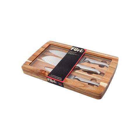FURI-ACACIA EAST/WEST 3PC KNIFE SET, 20/17/15CM(41364) - Hospitality Connect