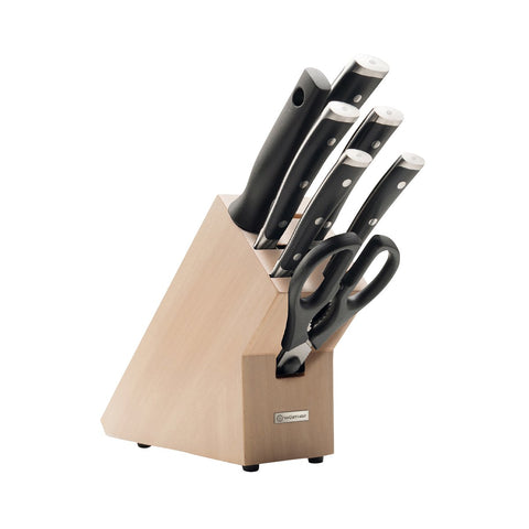 WUSTHOF CLASSIC IKON BLACK KNIFE BLOCK SET 8pc (1090370702W) - Hospitality Connect