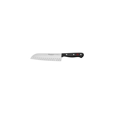 WUSTHOF GOURMET SANTOKU KNIFE W/HOLLOWS 170mm (1025046017W) - Hospitality Connect