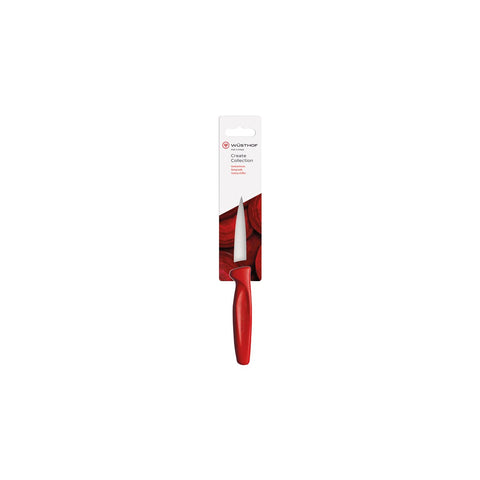 WUSTHOF CREATE PARING KNIFE 80mm RED HANGSELL (1145302208W) - Hospitality Connect