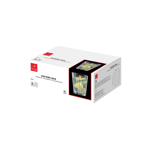 BORMIOLI ROCCO OXFORD BAR DOF TUMBLER 374ml CLEAR (3.40767) Box of 6 - Hospitality Connect