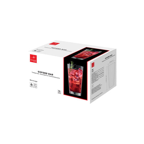 BORMIOLI ROCCO OXFORD BAR BEVERAGE 395ml CLEAR (3.40768) Box of 6 - Hospitality Connect