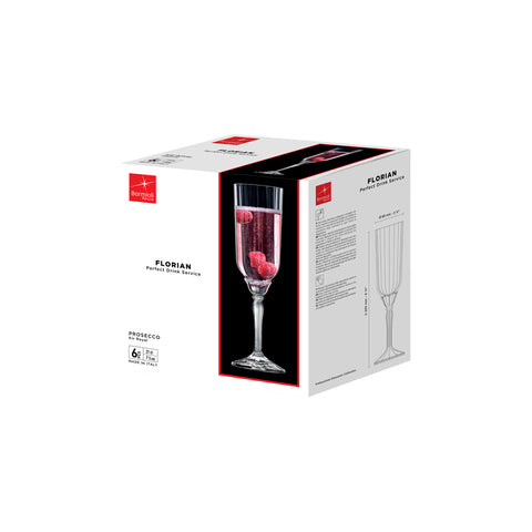BORMIOLI ROCCO FLORIAN PROSECCO 210ml CLEAR (1.99413) Box of 6 - Hospitality Connect