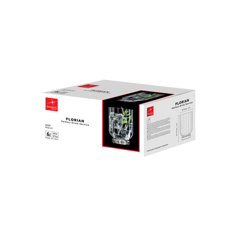 BORMIOLI ROCCO FLORIAN DOF TUMBLER 375ml CLEAR (1.99416) Box of 6 - Hospitality Connect