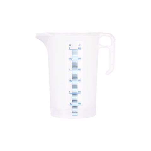 CHEF INOX BLUE SCALE PP THEMO MEASURING JUG-3.0lt - Hospitality Connect